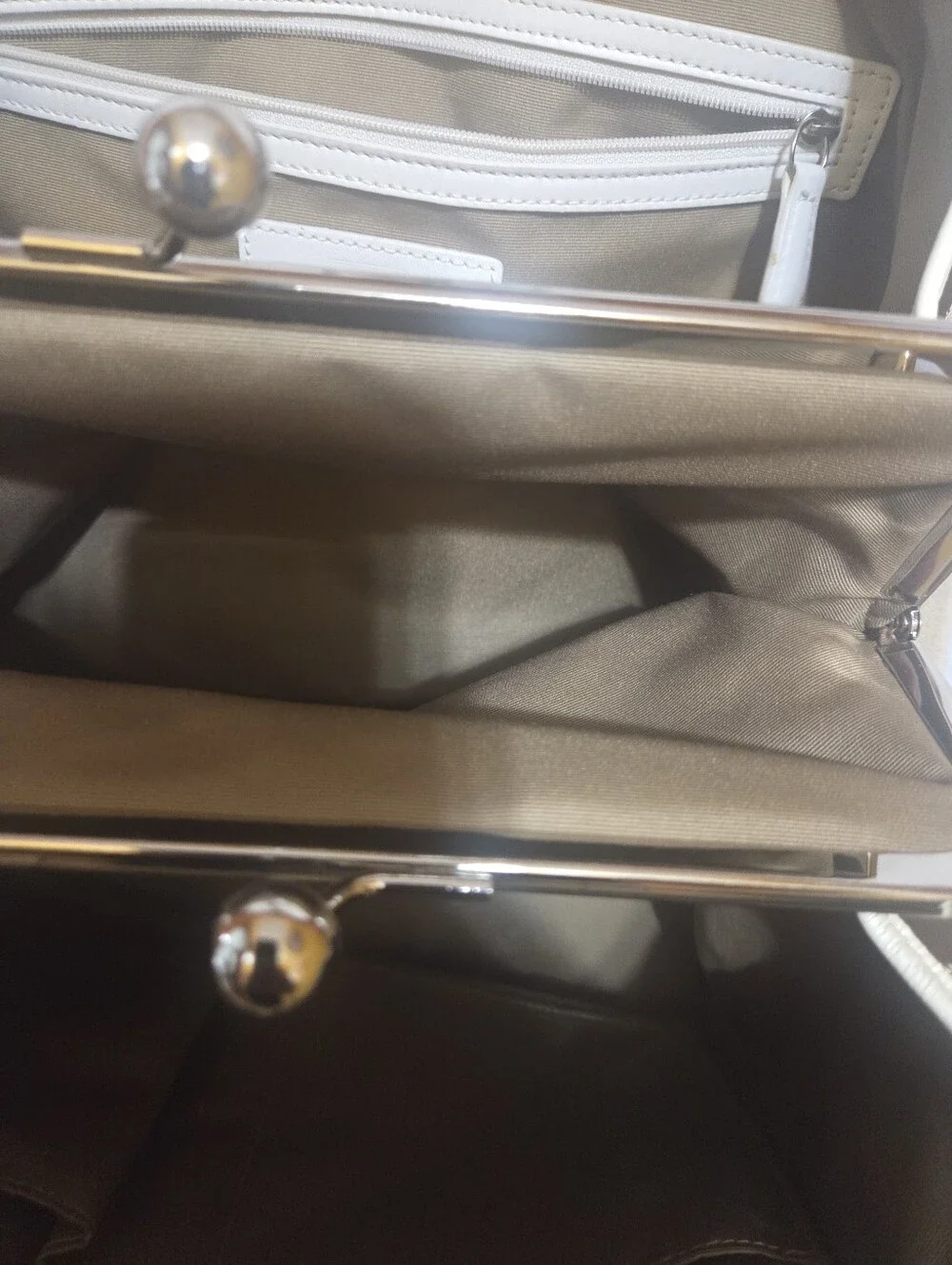 Coach Signature Stripe Framed Tote F13533